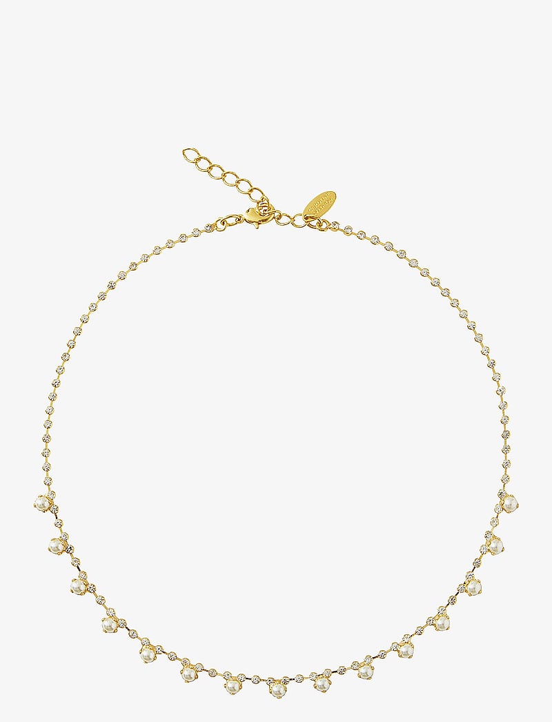 Caroline Svedbom - LILY NECKLACE GOLD - kaelaketid - pearl - 1
