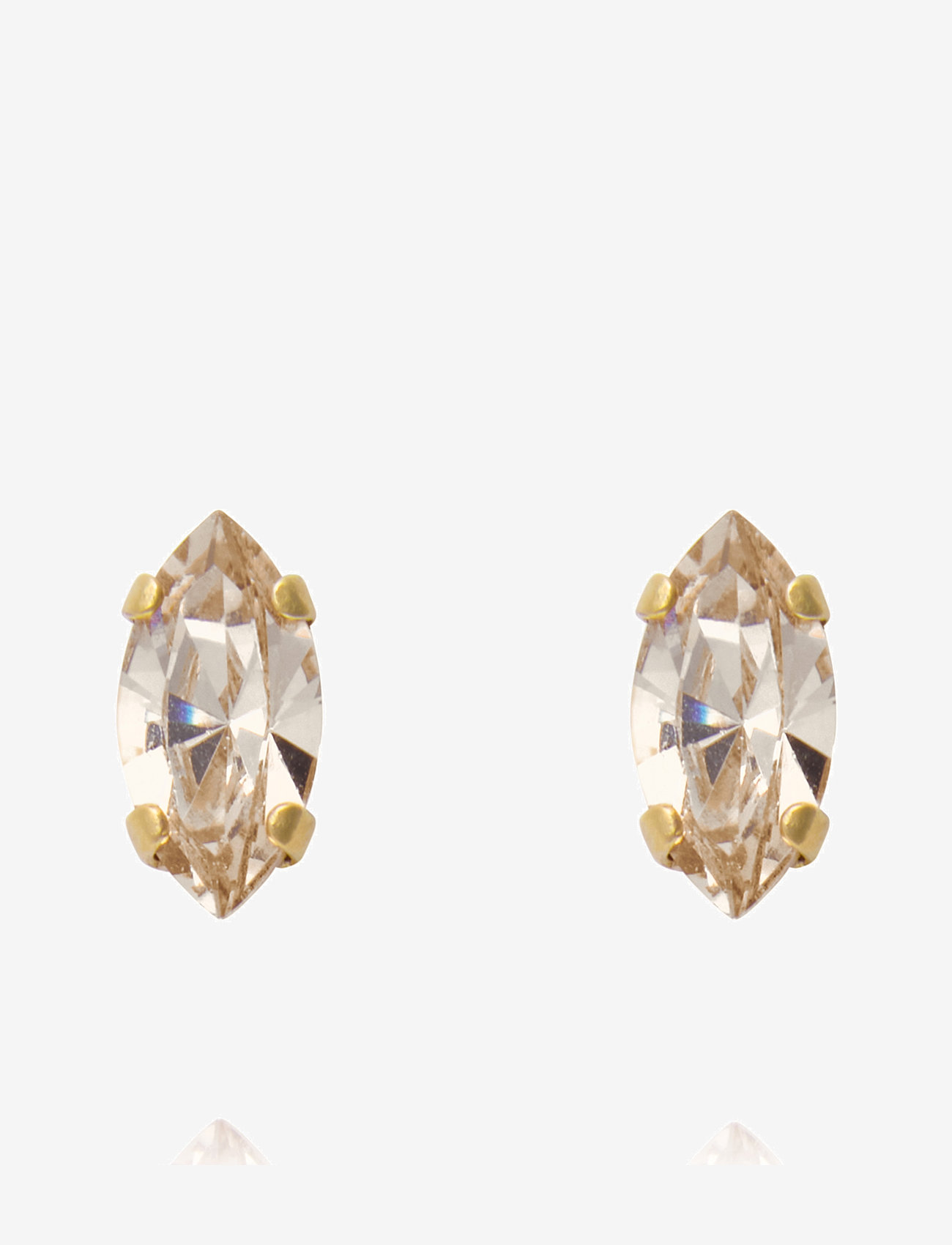 Caroline Svedbom - PETITE NAVETTE EARRINGS - stud earrings - light silk - 0