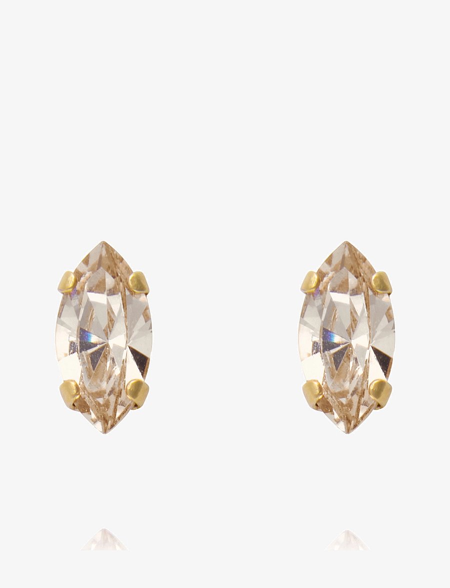 Caroline Svedbom - PETITE NAVETTE EARRINGS - naastkõrvarõngad - light silk - 0