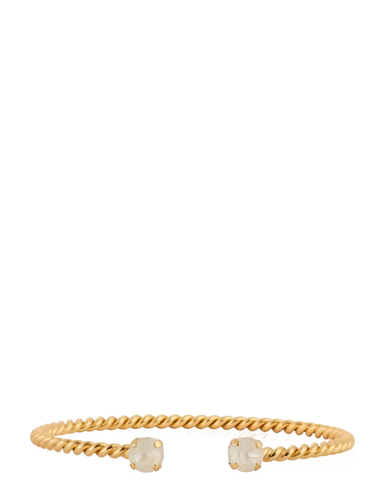 Caroline Svedbom MINI TWISTED BRACELET GOLD - Julklappar - LINEN IGNITE / gold