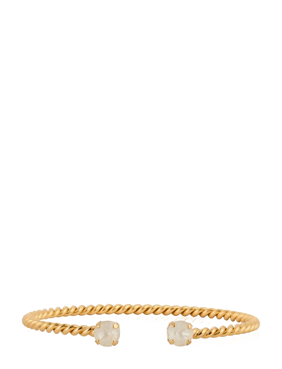 Caroline Svedbom - MINI TWISTED BRACELET GOLD - käevõrud - linen ignite - 1