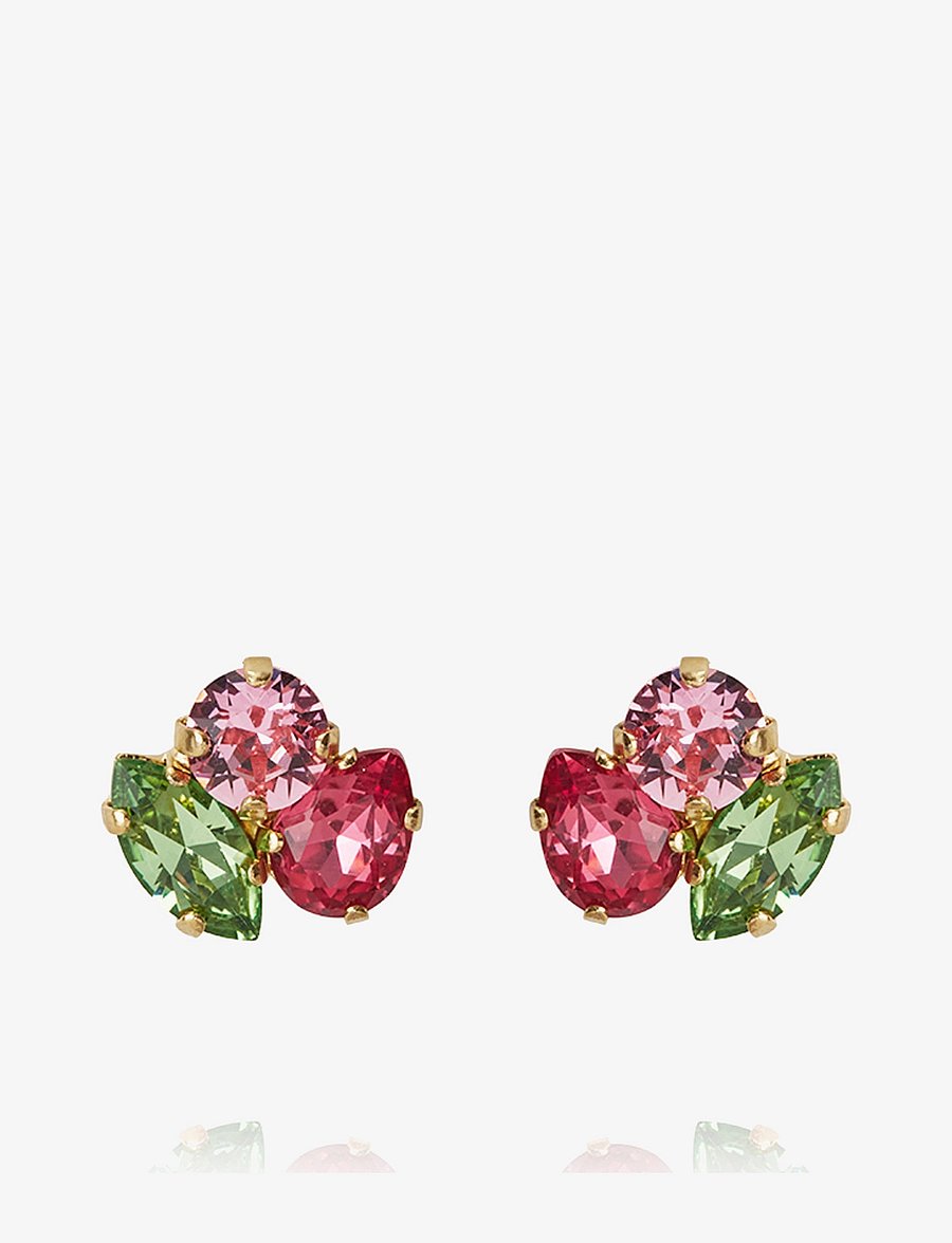 Caroline Svedbom - ANA EARRINGS GOLD - naastkõrvarõngad - tropicana combo - 0