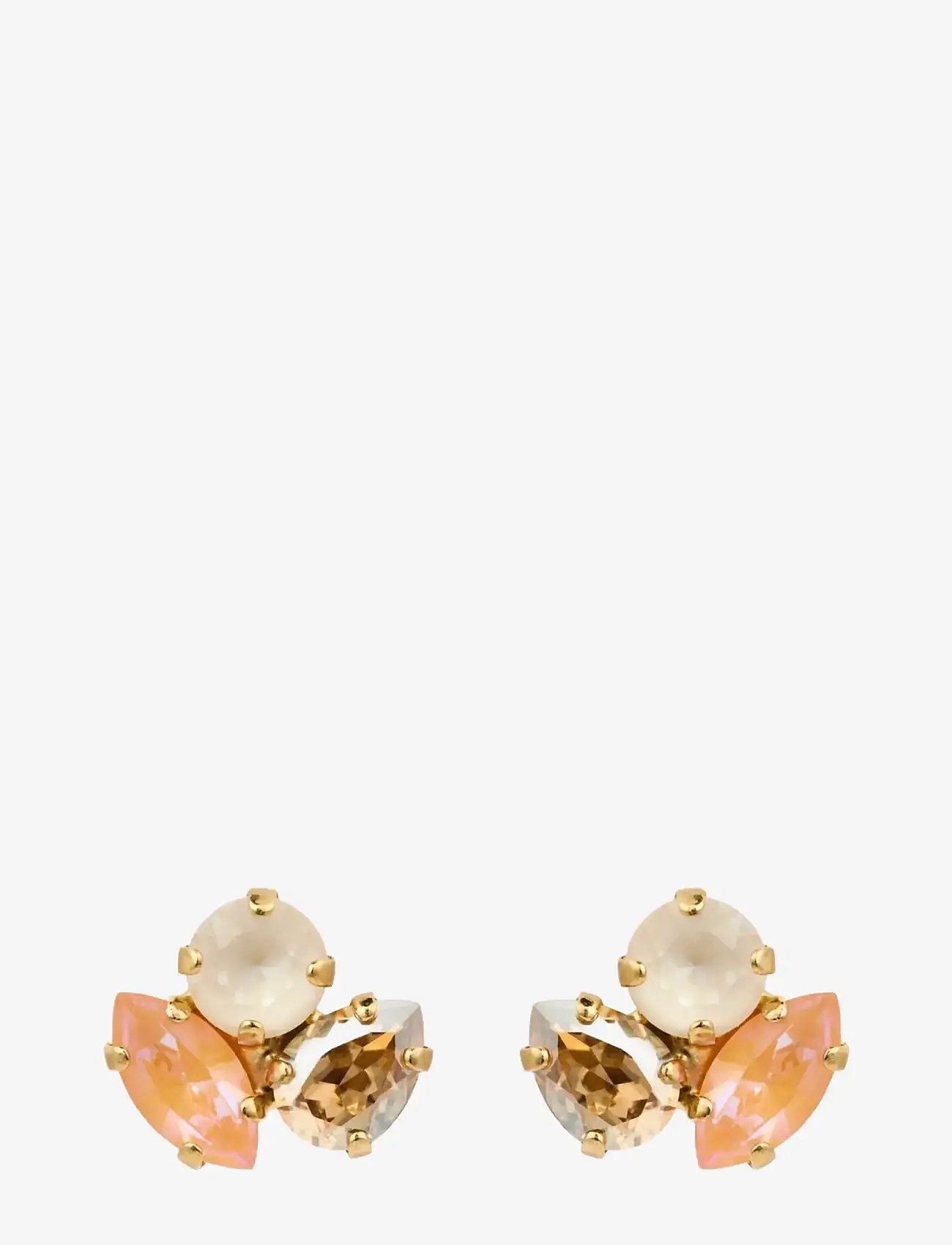 Caroline Svedbom - ANA EARRINGS GOLD - Ørestikker - mango combo - 1
