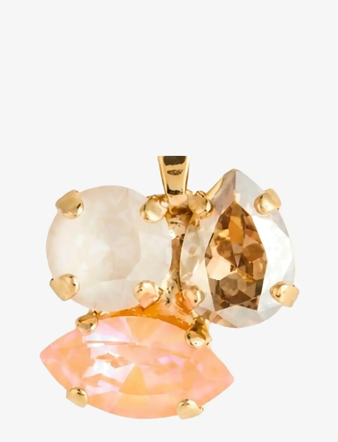 Caroline Svedbom - ANA NECKLACE GOLD - halskæder med vedhæng - mango combo - 1