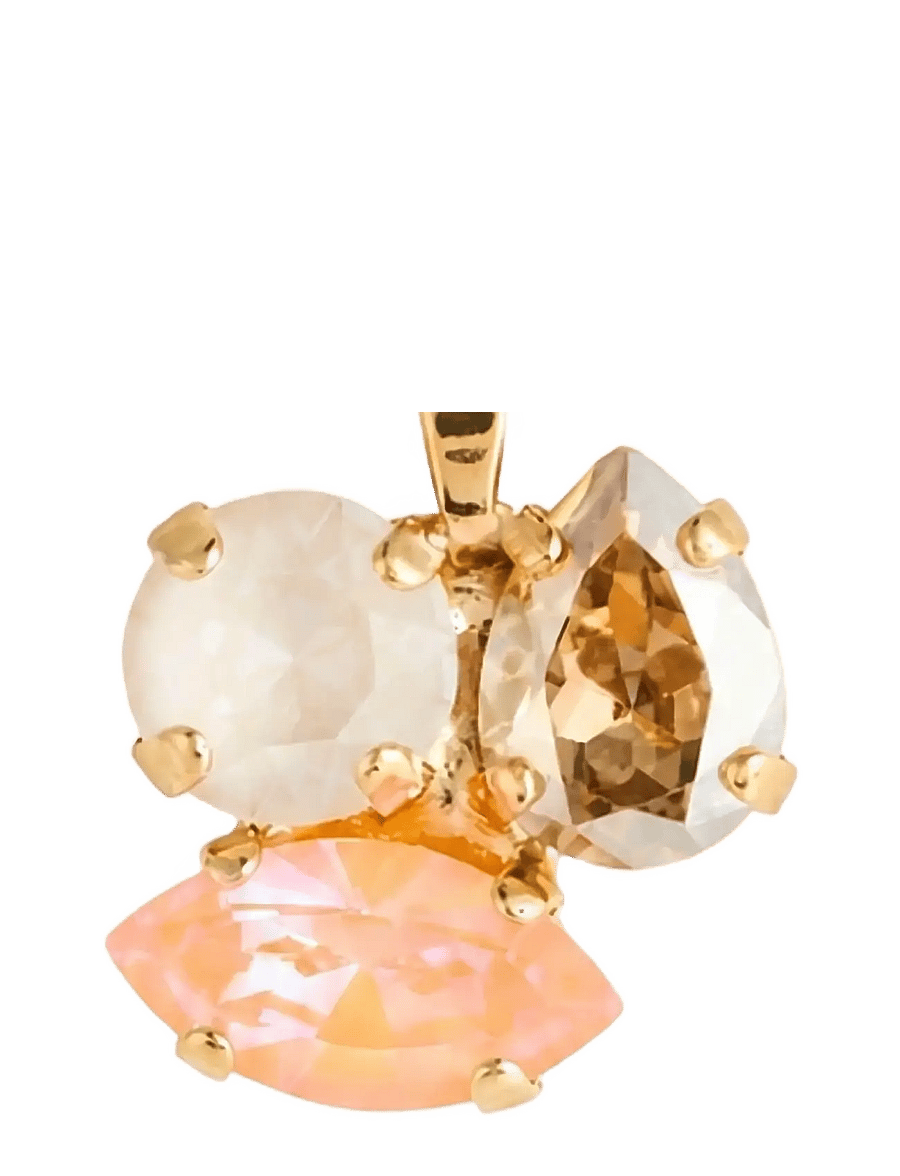 Caroline Svedbom - ANA NECKLACE GOLD - grandinėlės su pakabuku - mango combo - 1