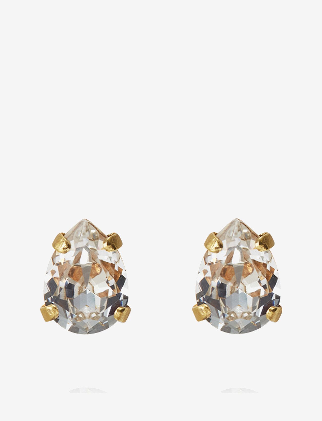 Caroline Svedbom - SUPERPETITE DROP EARRINGS GOLD - crystal - 1