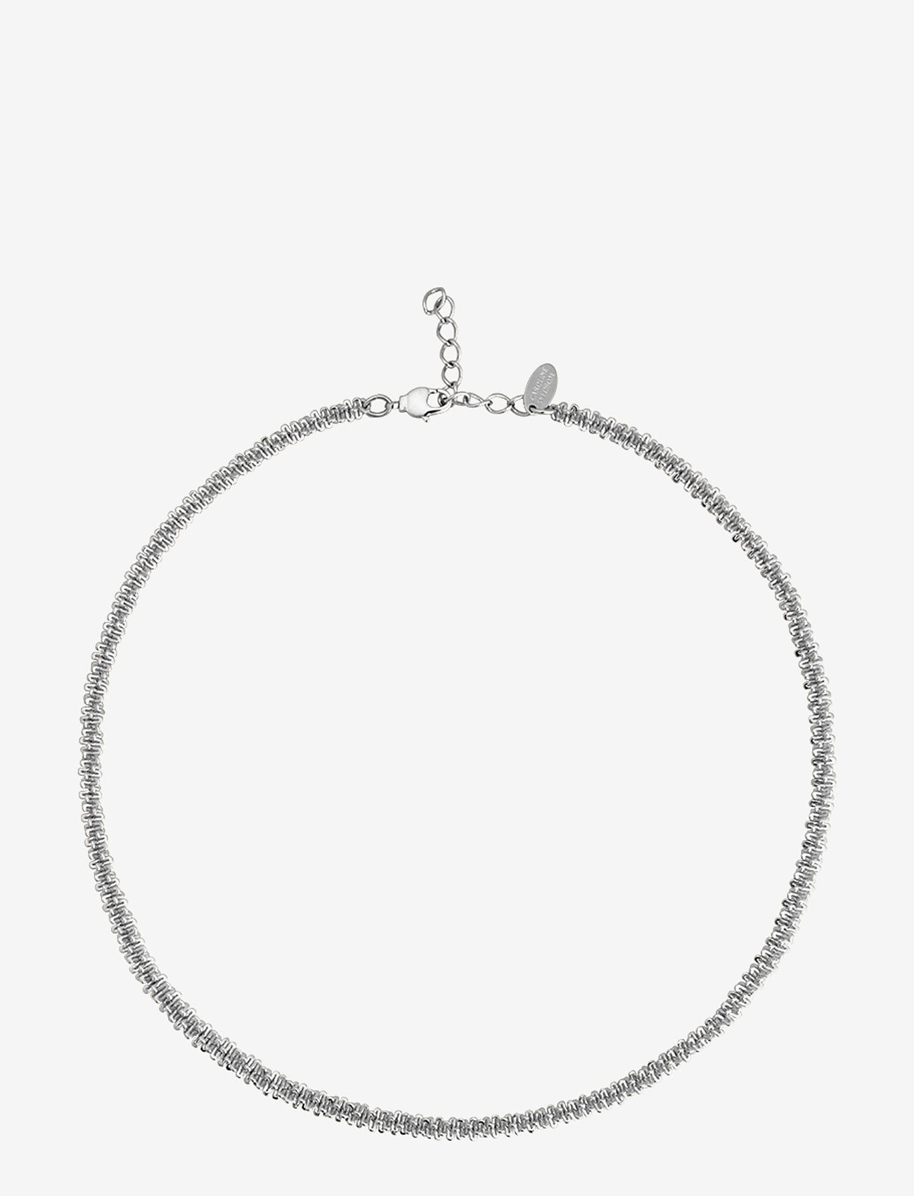 Caroline Svedbom - GEMMA NECKLACE RHODIUM - kædearmbånd - rhodium - 0