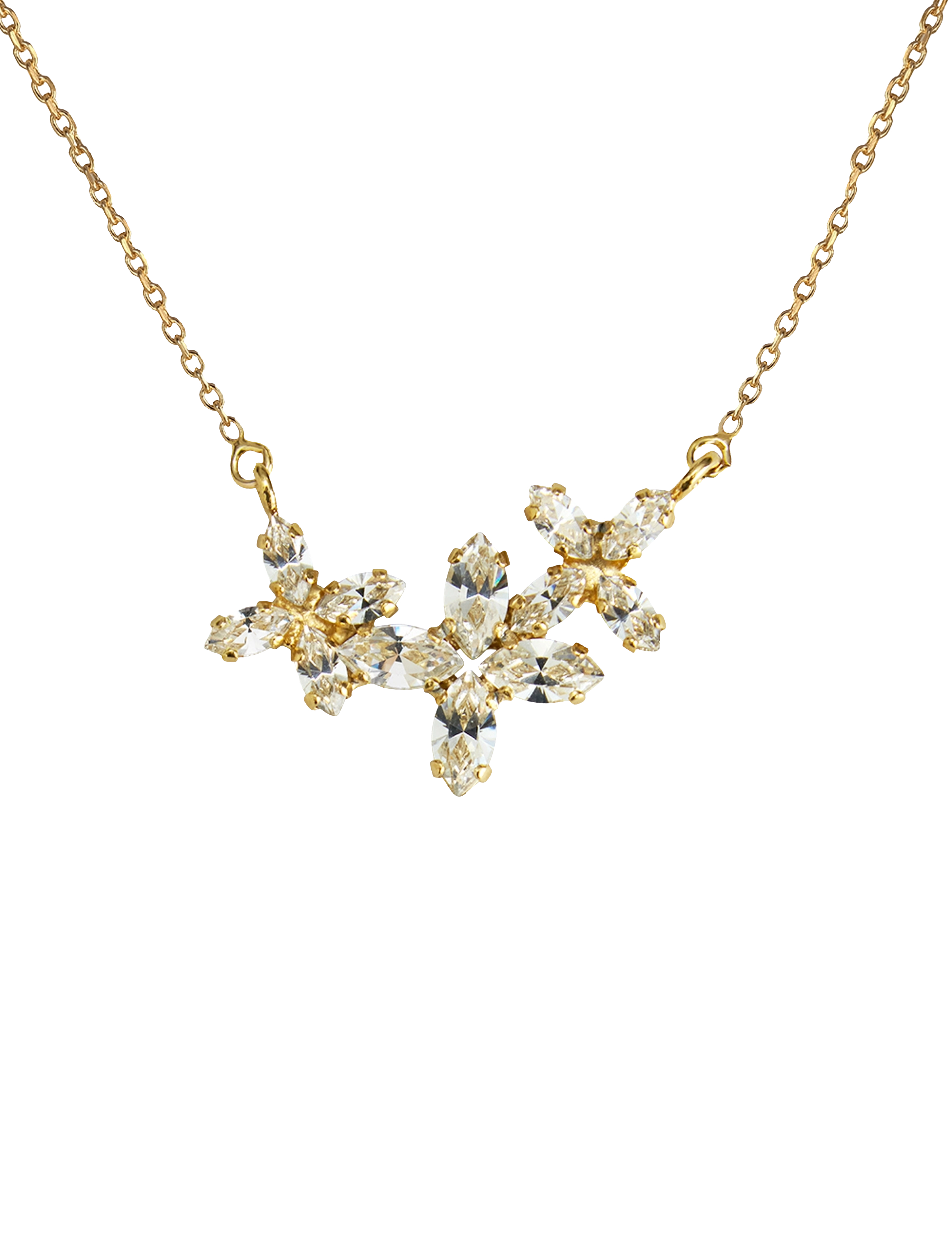 MULTI STAR NECKLACE - CRYSTAL