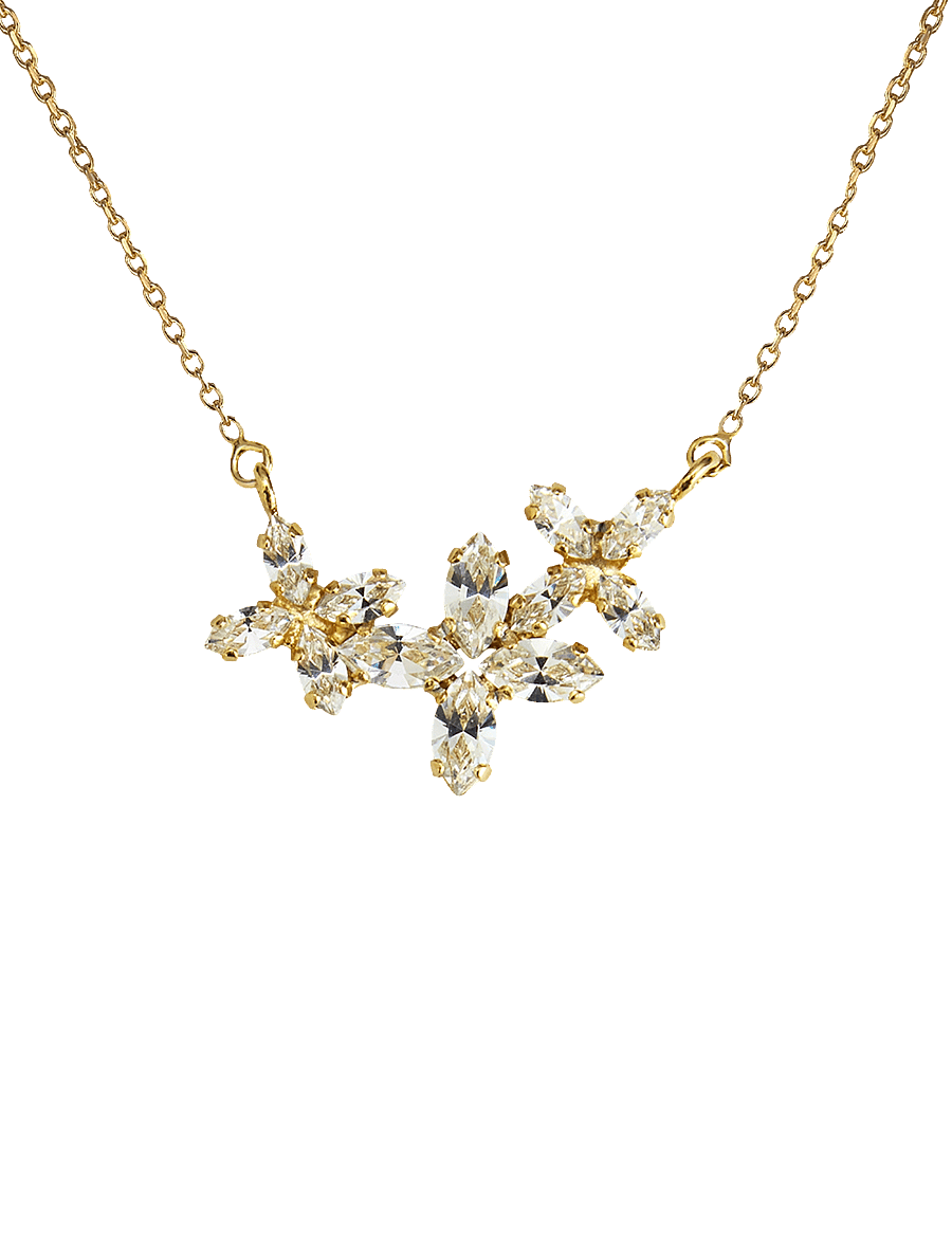 Caroline Svedbom - MULTI STAR NECKLACE - crystal - 1