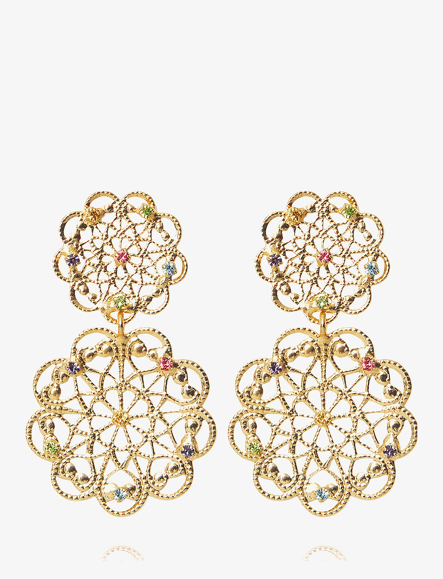Caroline Svedbom - MINI GARDENIA EARRINGS - rainbow combo - 0