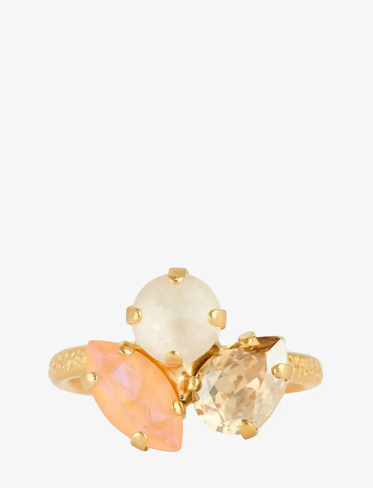 Caroline Svedbom - ANA RING GOLD - sõrmused - mango combo - 1