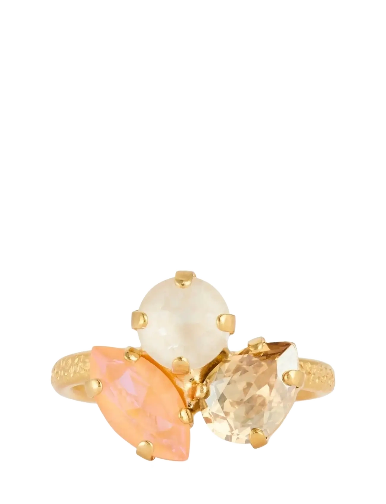 Caroline Svedbom - ANA RING GOLD - mango combo - 1