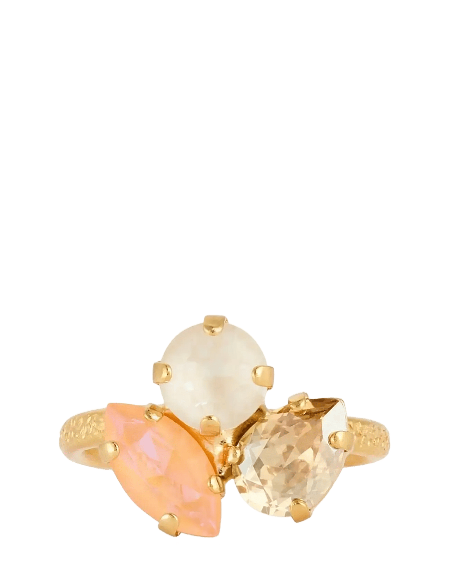 Caroline Svedbom - ANA RING GOLD - ringar - mango combo - 1