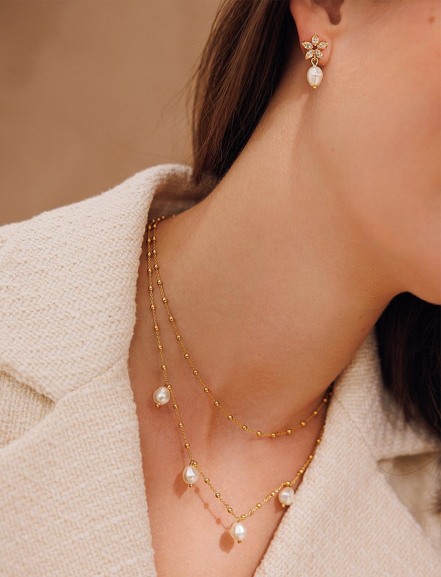 Caroline Svedbom - EMMY NECKLACE GOLD - gold - 0