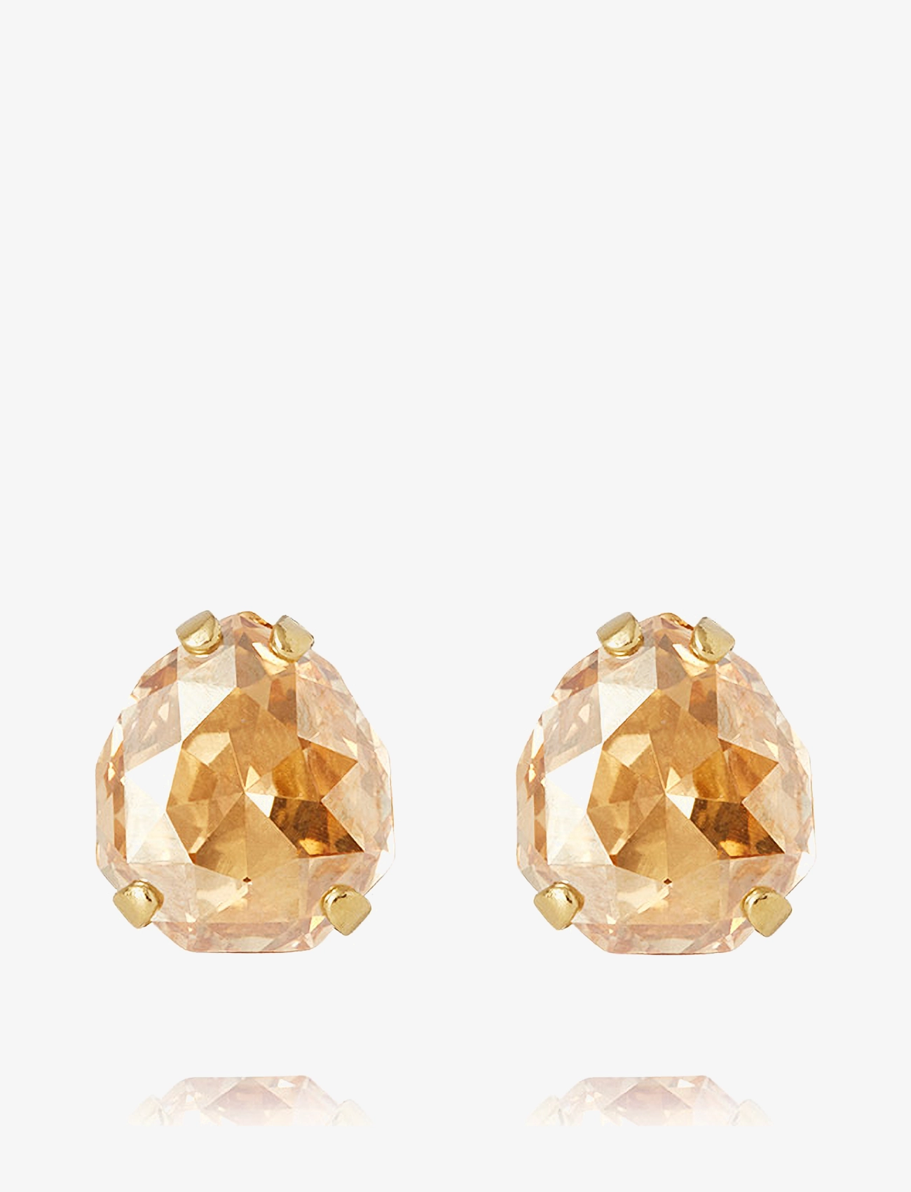 CARLOTTA EARRINGS GOLD - GOLDEN SHADOW