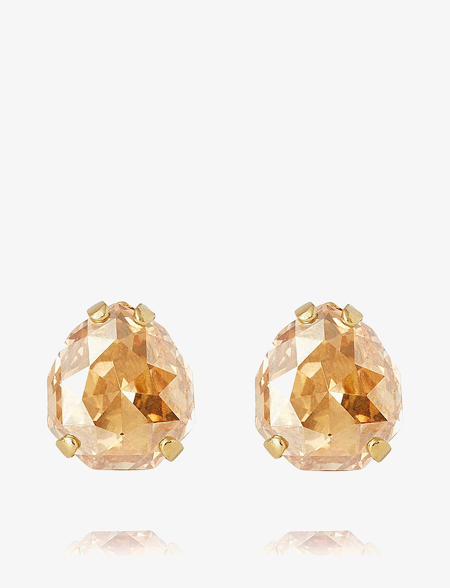 Caroline Svedbom - CARLOTTA EARRINGS GOLD - golden shadow - 1
