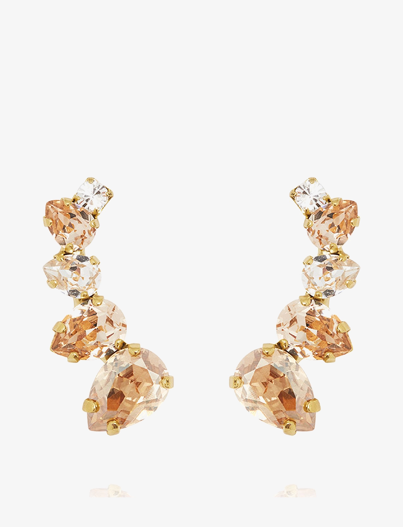 Caroline Svedbom - JULIE EARRINGS - hängande örhängen - golden combo - 0