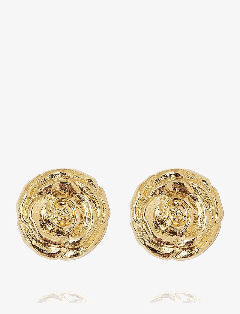 Caroline Svedbom - ROSITA EARRINGS GOLD - veriamieji auskarai - gold - 1