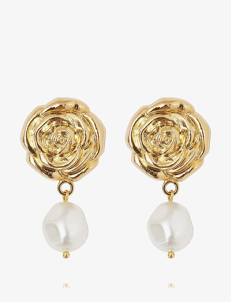 Caroline Svedbom - ROSITA PEARL EARRINGS GOLD - pärlitega kõrvarõngad - pearl - 1