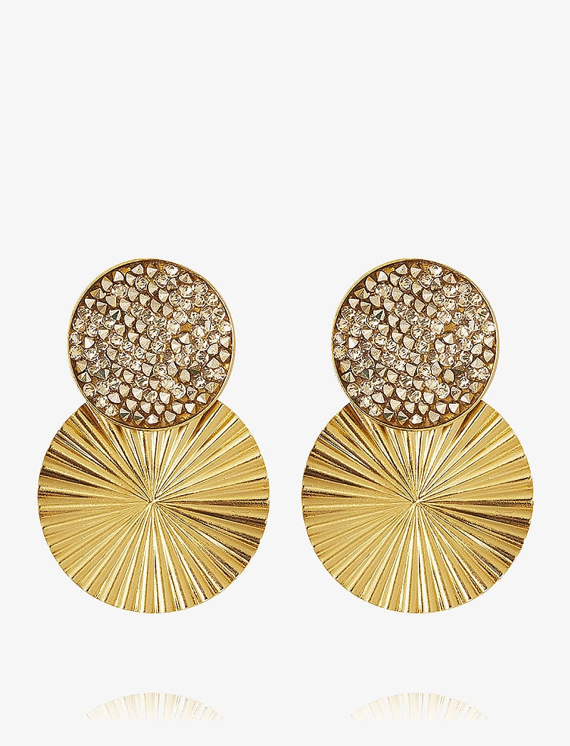 Caroline Svedbom - LIZZY EARRINGS GOLD - hangandi eyrnalokkar - cal gold - 0