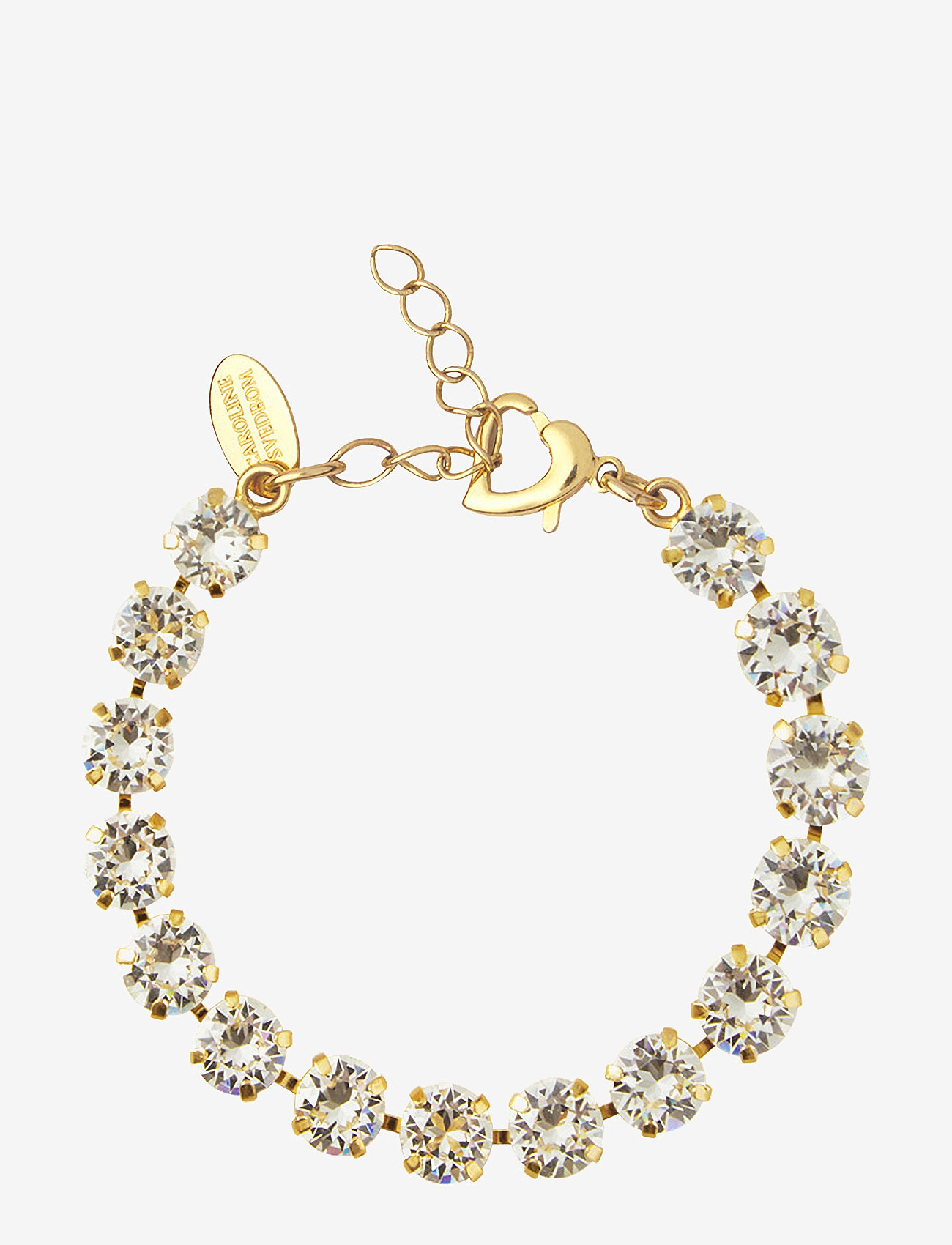Caroline Svedbom - CORA BRACELET GOLD - kedjearmband - crystal - 1