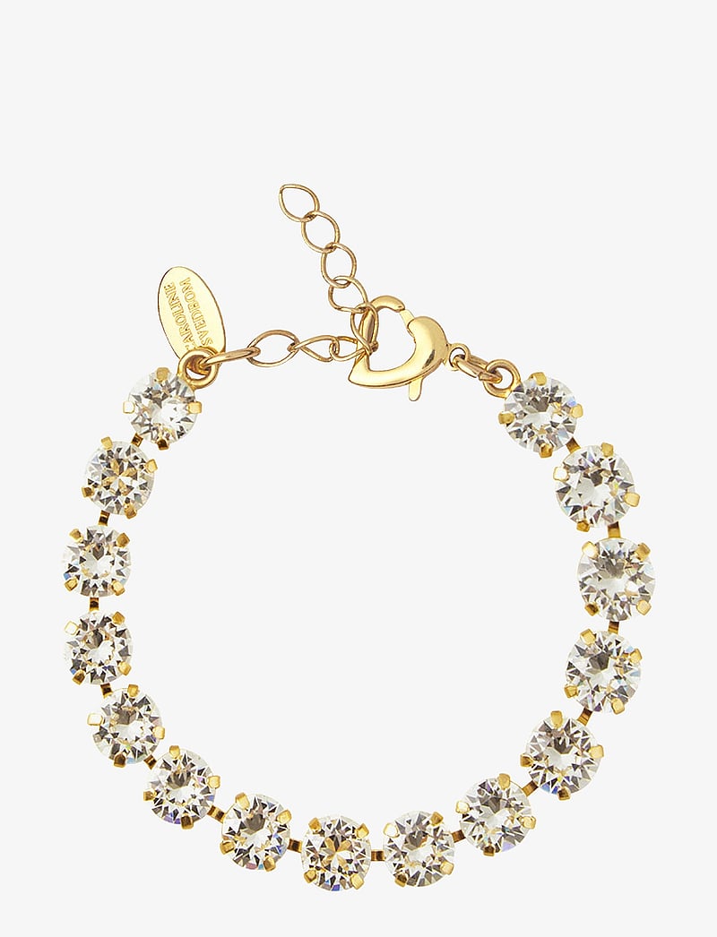 Caroline Svedbom - CORA BRACELET GOLD - kedjearmband - crystal - 1