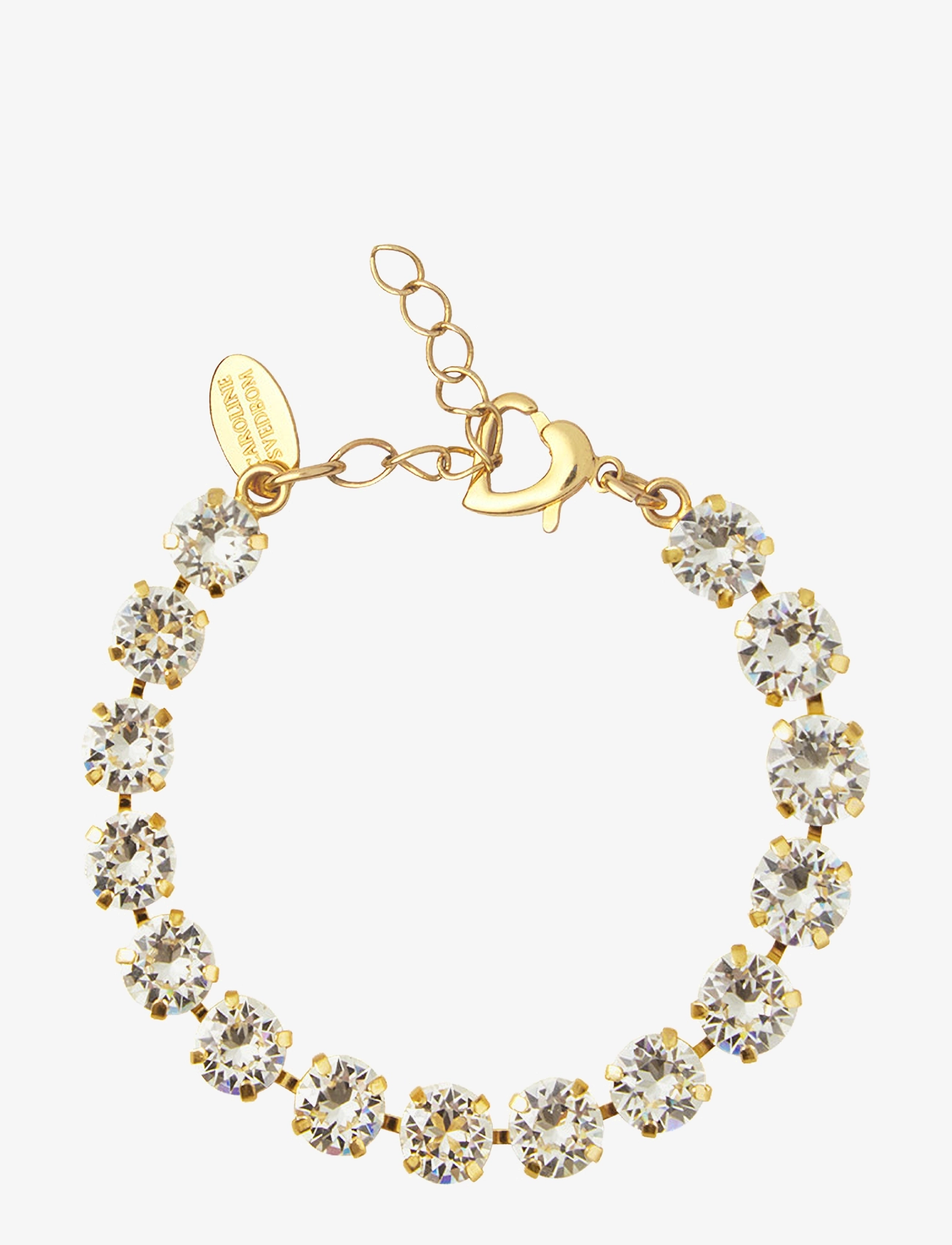 Caroline Svedbom CORA BRACELET GOLD - Armbånd - CRYSTAL / gold