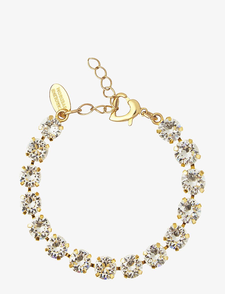 Caroline Svedbom - CORA BRACELET GOLD - lenkearmbånd - crystal - 1