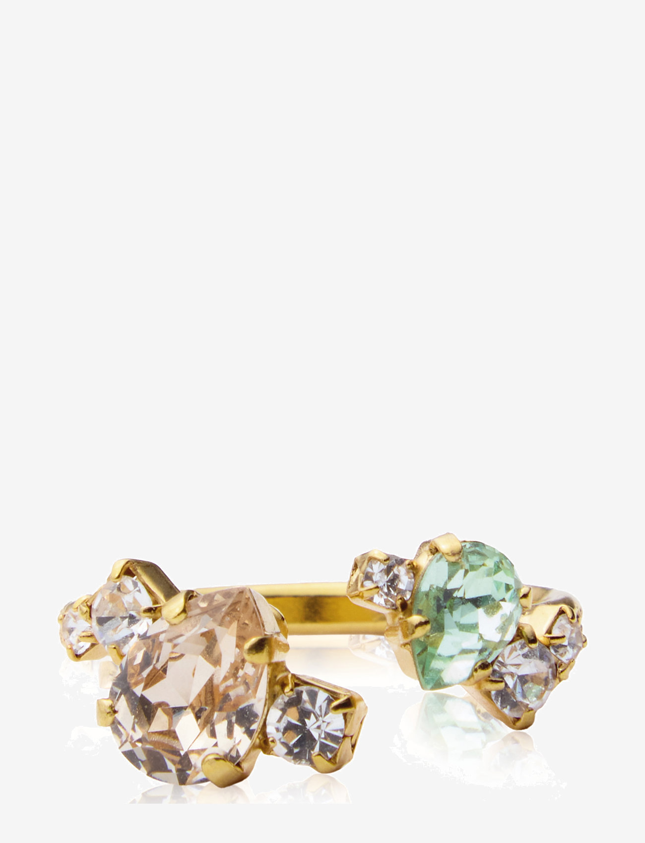 Caroline Svedbom - VIVI RING - ringar - chrysolite / light silk - 1