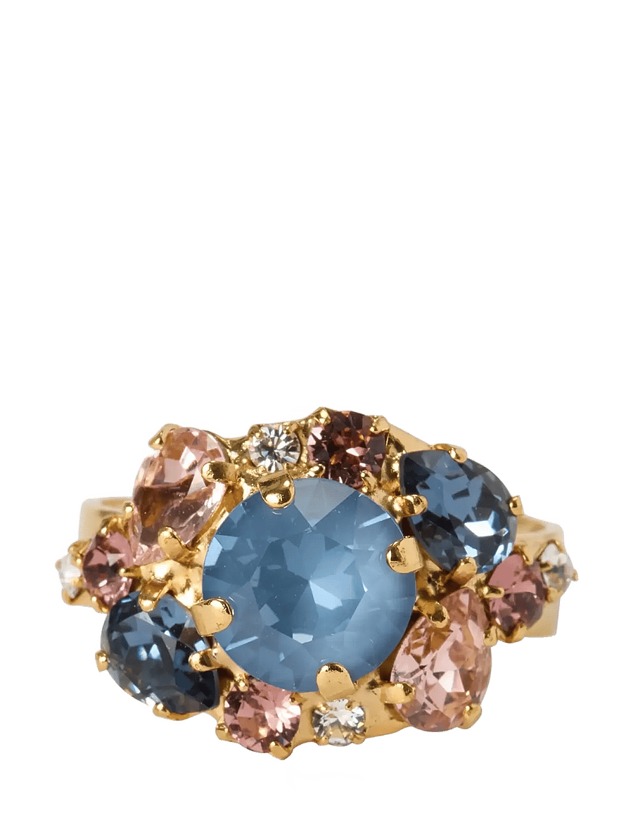 Caroline Svedbom - MOLLY RING GOLD - ringe - smoked blue combo - 1