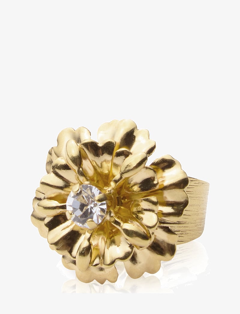 Caroline Svedbom - BLOSSOM RING GOLD - sõrmused - crystal - 1