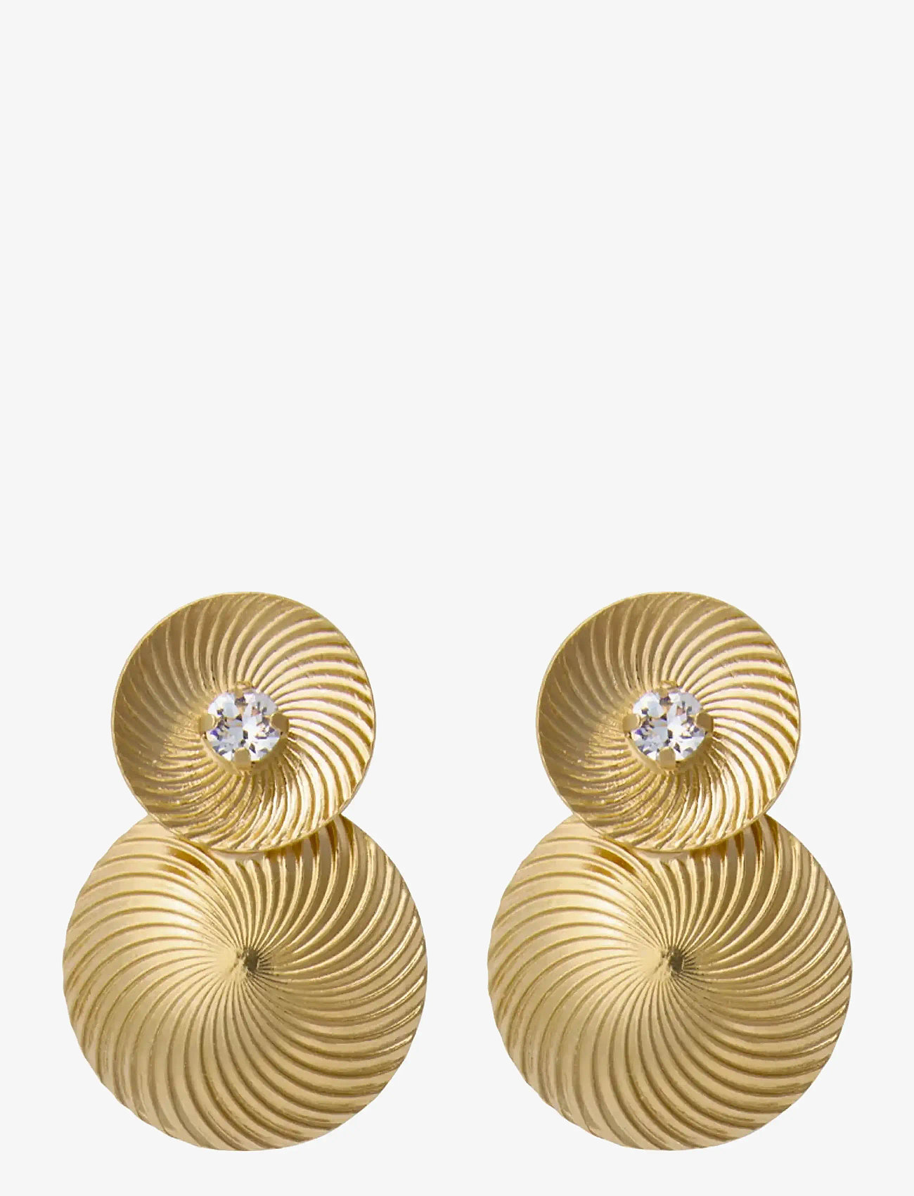 Caroline Svedbom - COCO EARRINGS GOLD - išraiškingi auskarai - gold - 1