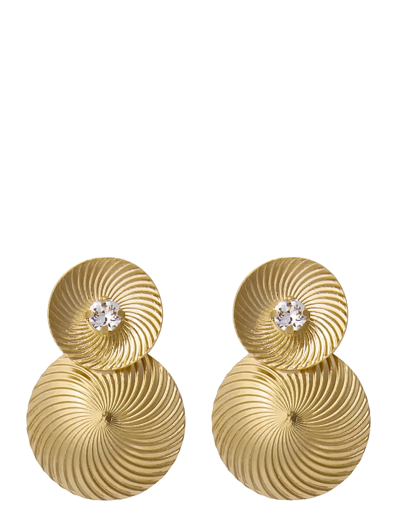 Caroline Svedbom - COCO EARRINGS GOLD - statement örhängen - gold - 1