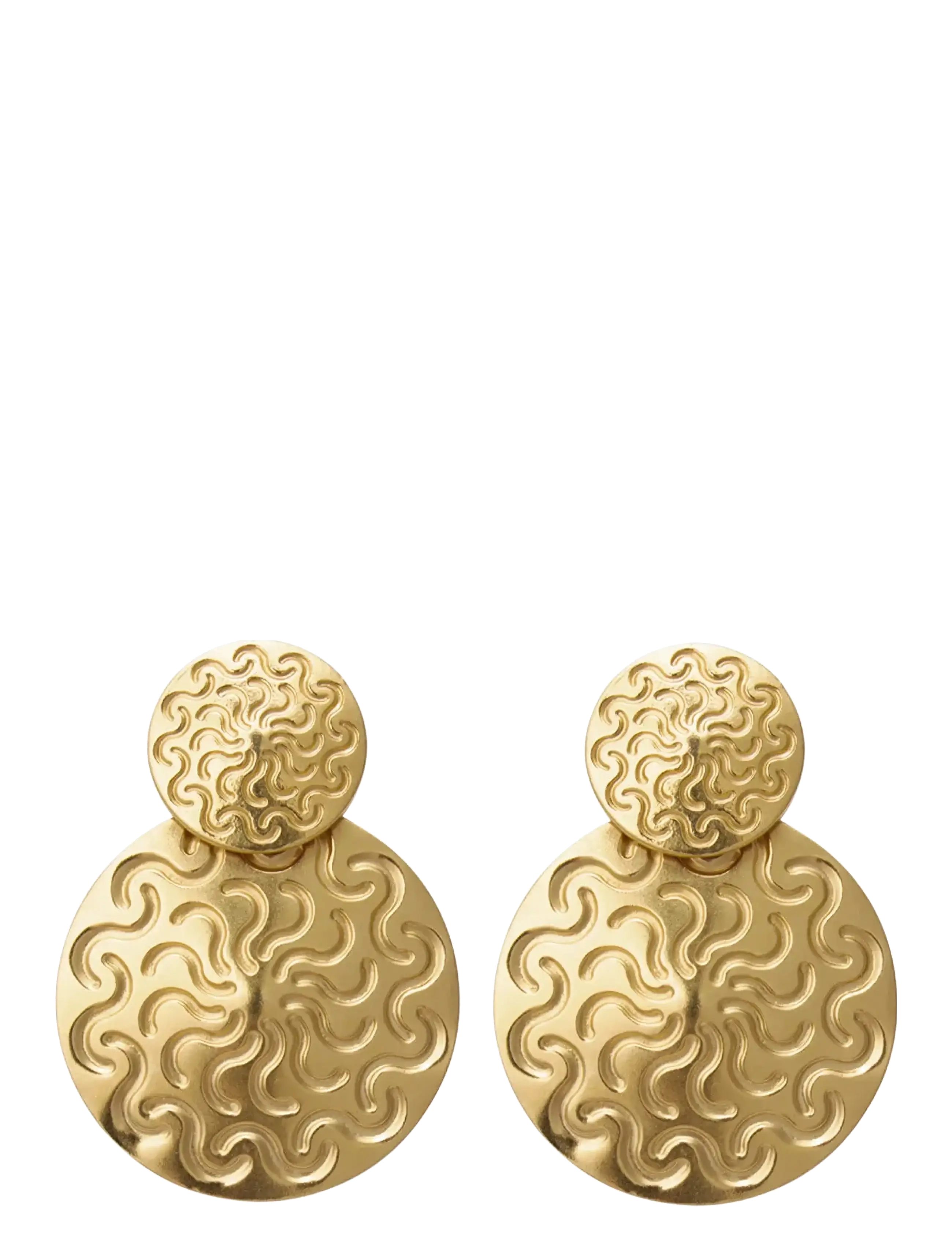Caroline Svedbom AMAYA EARRINGS GOLD - Statement øreringe - GOLD / gold