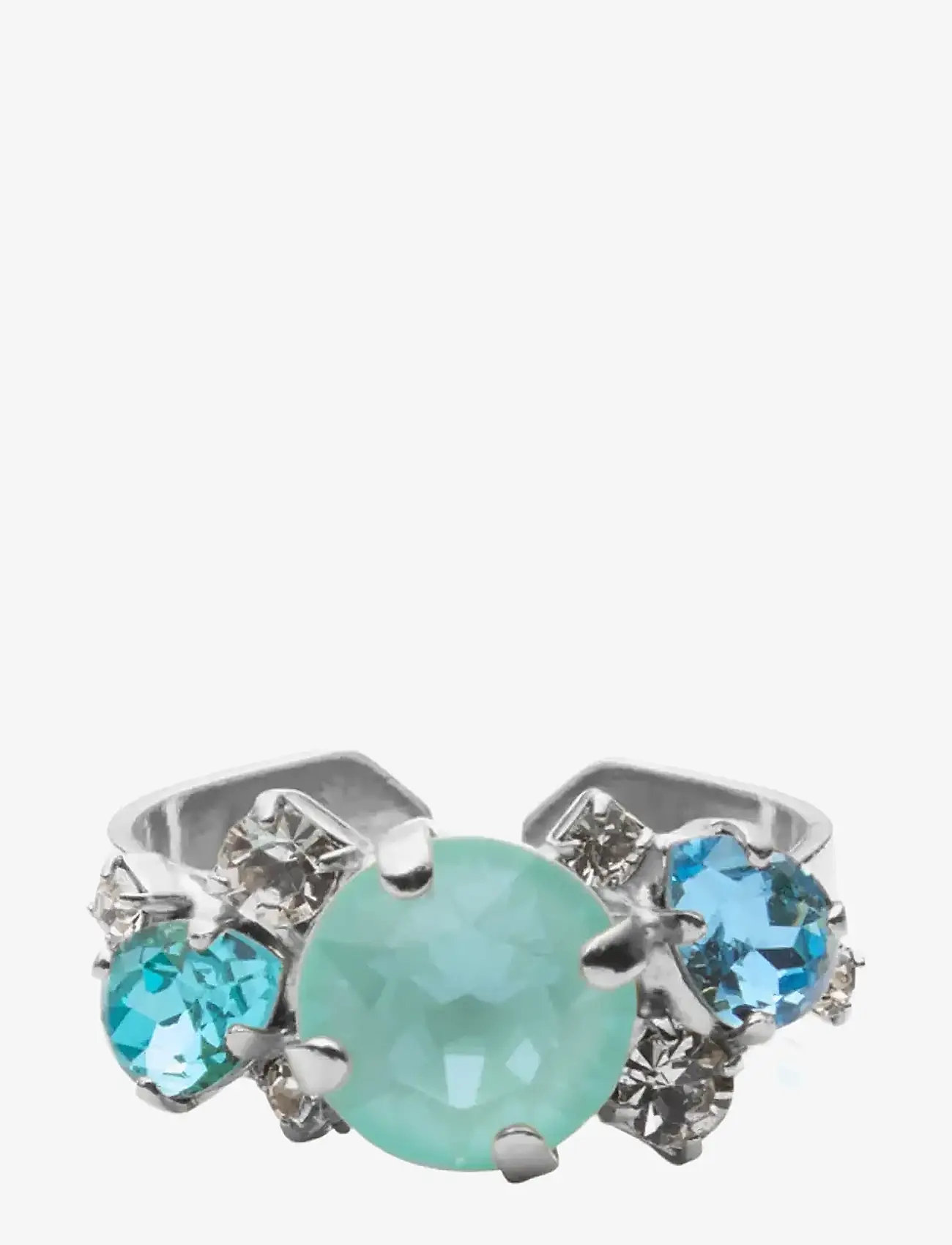 Caroline Svedbom - JANNIE RING RHODIUM - ringar - laguna combo - 0