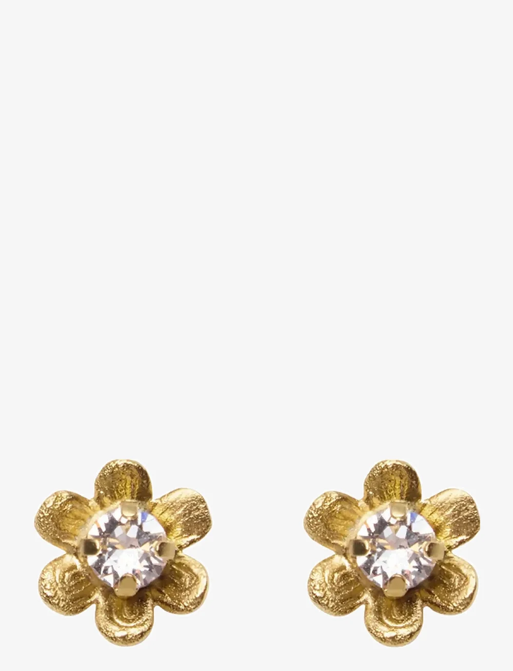Caroline Svedbom - JUNI STUD EARRINGS GOLD - naastkõrvarõngad - crystal - 1