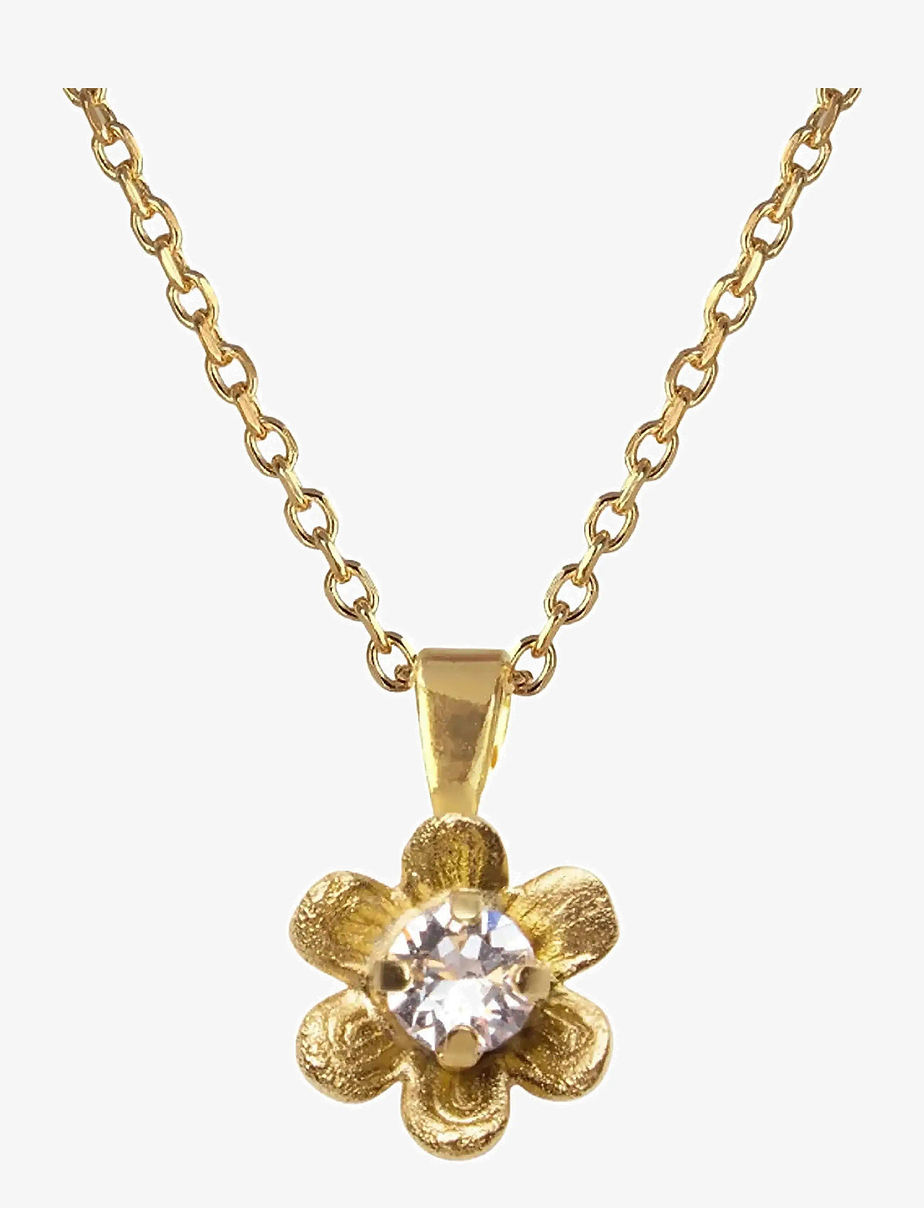 Caroline Svedbom - JUNI NECKLACE GOLD - halskæder med vedhæng - crystal - 1