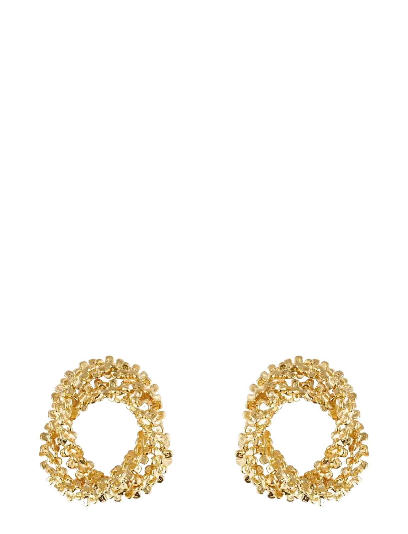Caroline Svedbom Gemma Knot Earrings Gold, One Size, Gold, Øreringe > Creoler, Dame