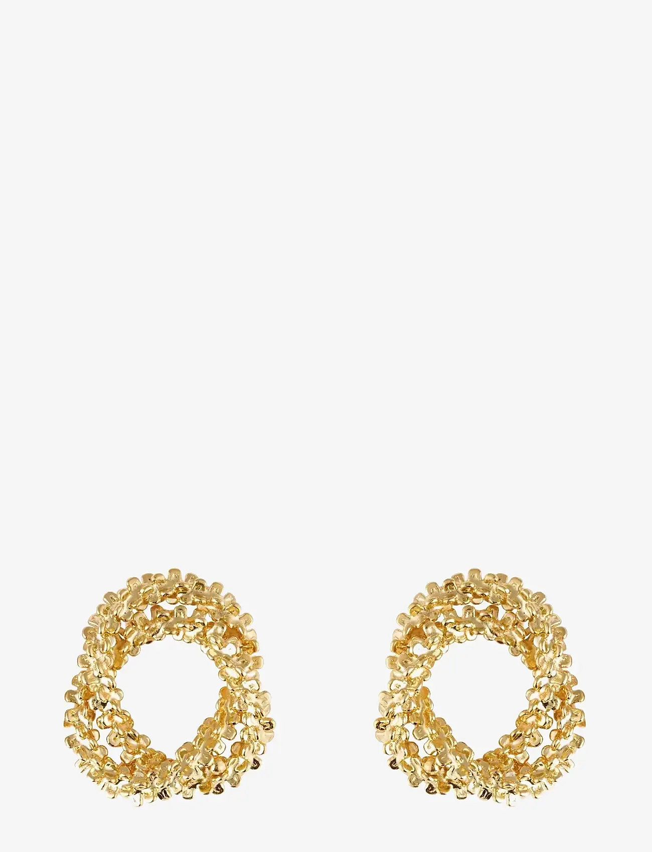 Caroline Svedbom - GEMMA KNOT EARRINGS GOLD - hoops - gold - 0
