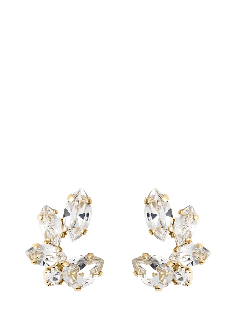 Caroline Svedbom - CLARE EARRINGS GOLD - studs örhängen - crystal - 0