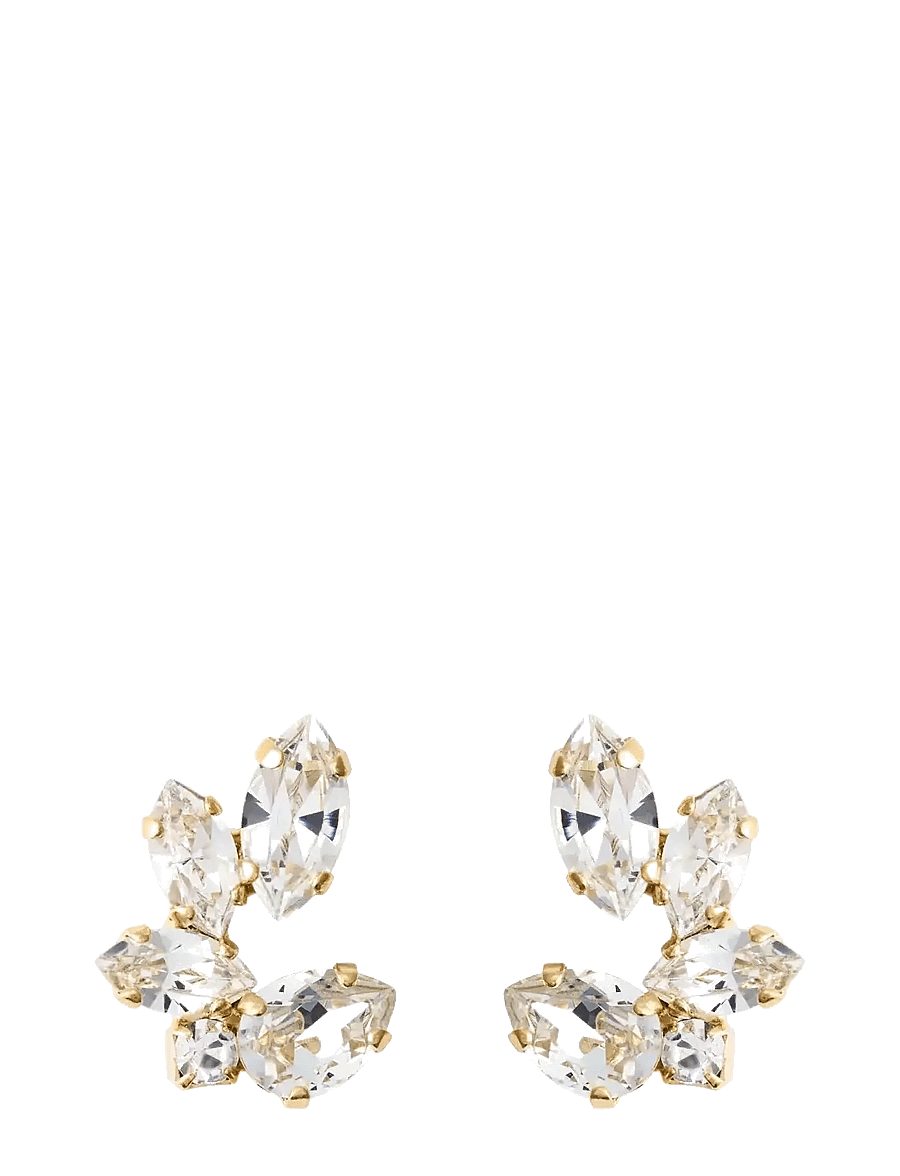 Caroline Svedbom - CLARE EARRINGS GOLD - studs örhängen - crystal - 0