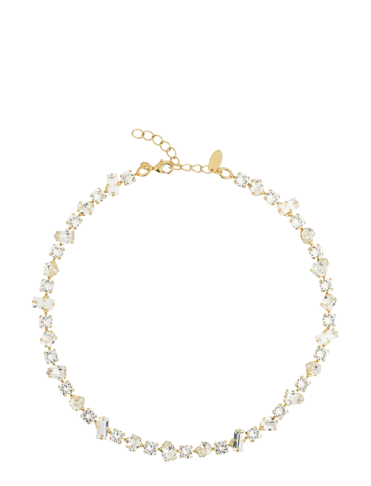 NOELLE STATEMENT NECKLACE - CRYSTAL