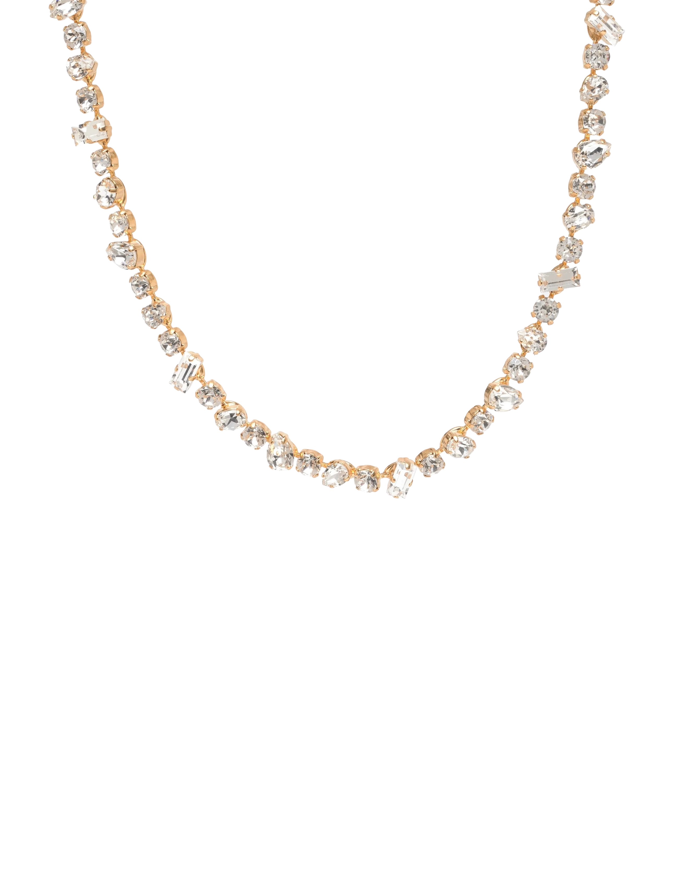 NOELLE STATEMENT NECKLACE - CRYSTAL