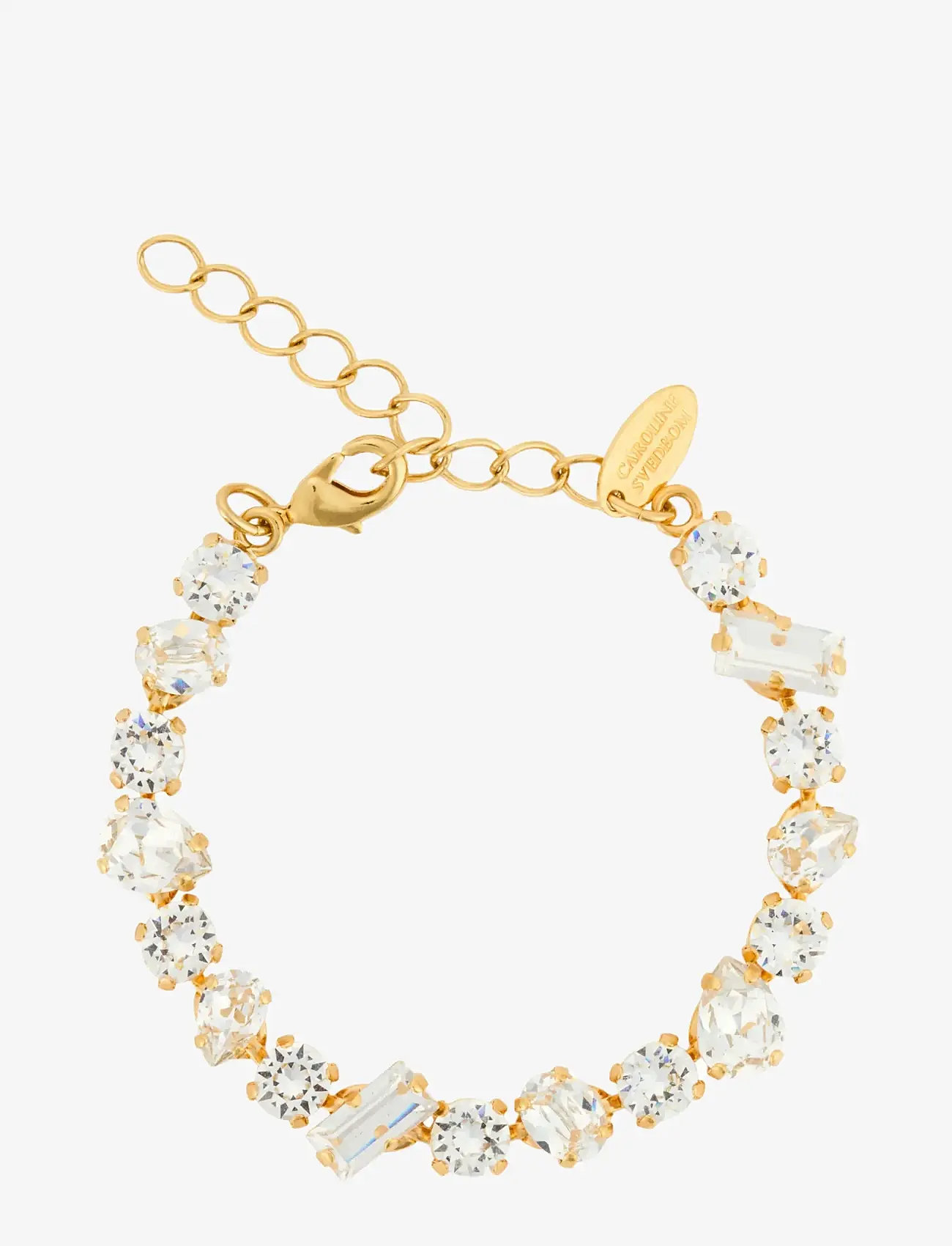 Caroline Svedbom - NOELLE STATEMENT BRACELET - kædearmbånd - crystal - 0