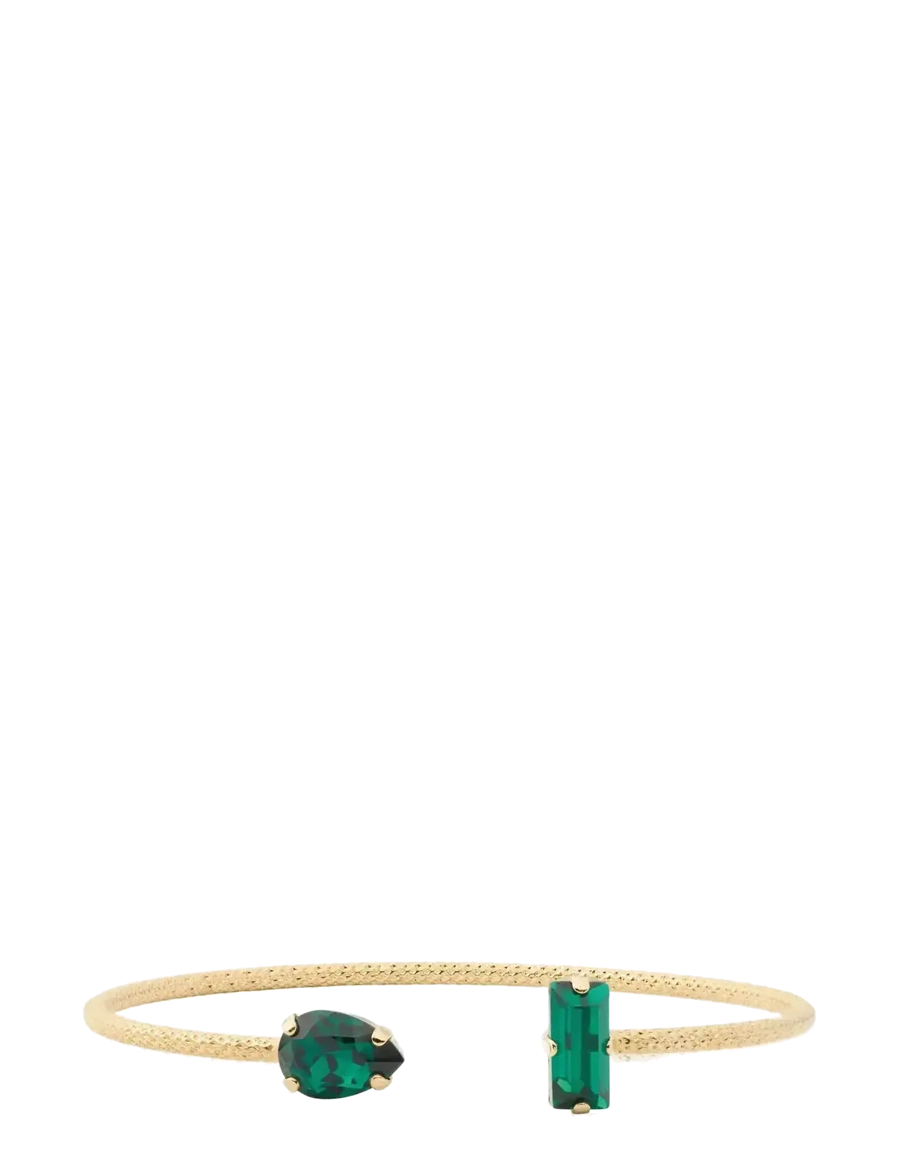 Caroline Svedbom NOELLE BRACELET GOLD - Festtøj - EMERALD / gold