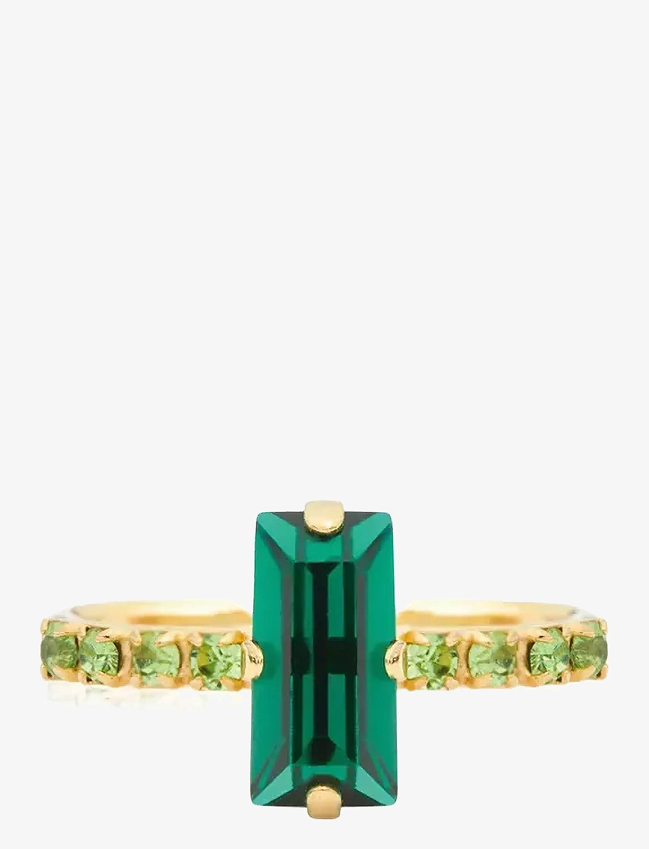 Caroline Svedbom - LUCY RING GOLD - rings - emerald / peridot - 1