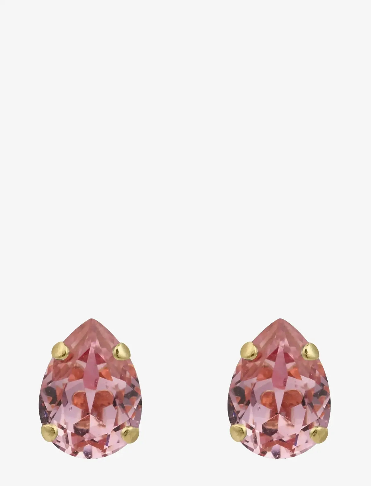 Caroline Svedbom - AMELIA STUD EARRINGS GOLD - Ørestikker - light rose - 0