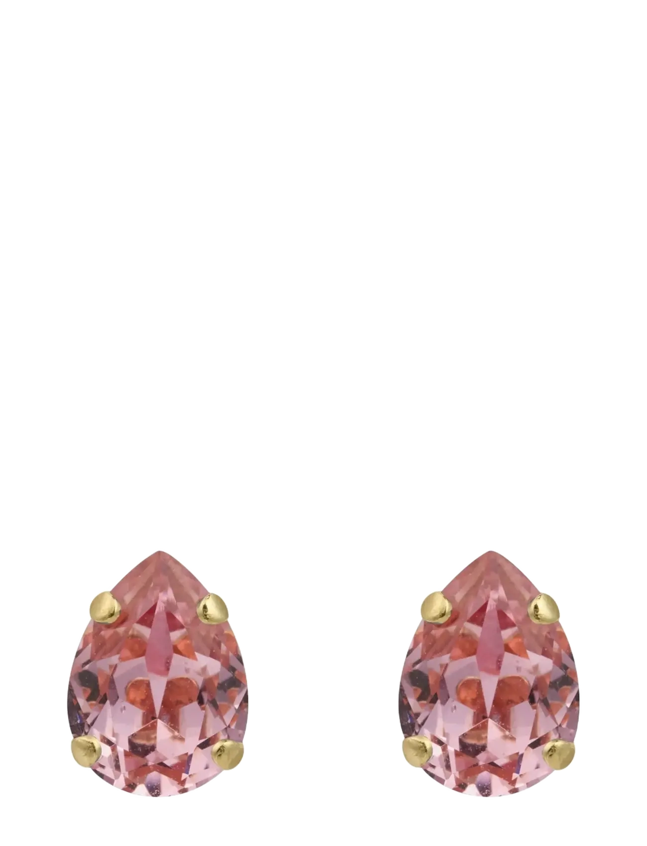 Caroline Svedbom AMELIA STUD EARRINGS GOLD - Speciella tillfällen - LIGHT ROSE / pink/rose