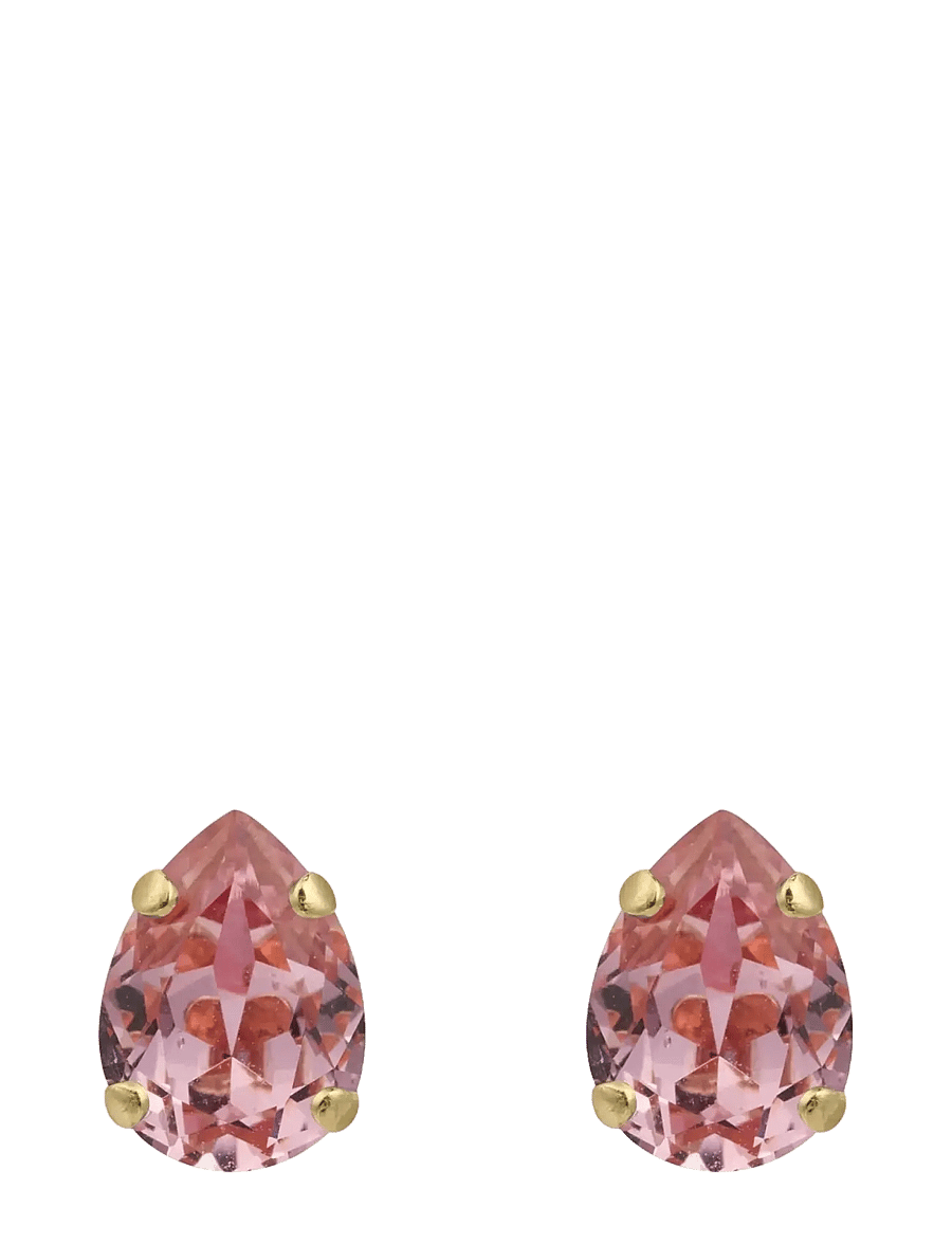 Caroline Svedbom - AMELIA STUD EARRINGS GOLD - studs örhängen - light rose - 0