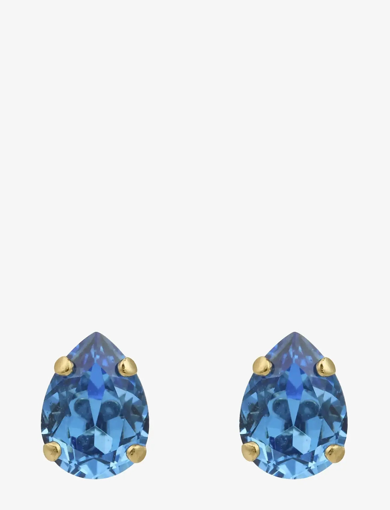 Caroline Svedbom - AMELIA STUD EARRINGS GOLD - naastkõrvarõngad - recreated iceblue - 1